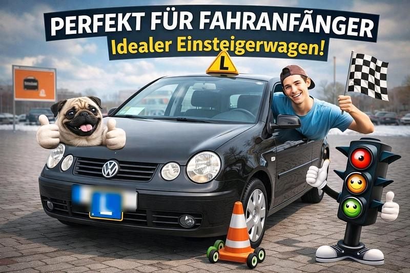 Gebraucht VW Polo 75 PS (55 kW) 2002 Schwarz Kleinwagen
