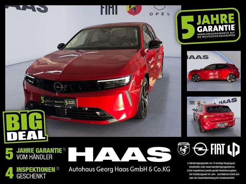 Gebraucht Opel Astra Elegance 110 PS (80 kW) 2023 Lackierung peperoncino red/typ verkleidu (metallic) Limousine