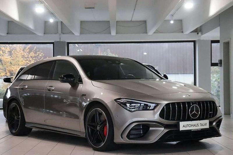 Mojavesilber Gebraucht 2021 Mercedes CLA45 AMG AMG Kombi | 43.880 € (Fairer Preis) - Bild 1/4