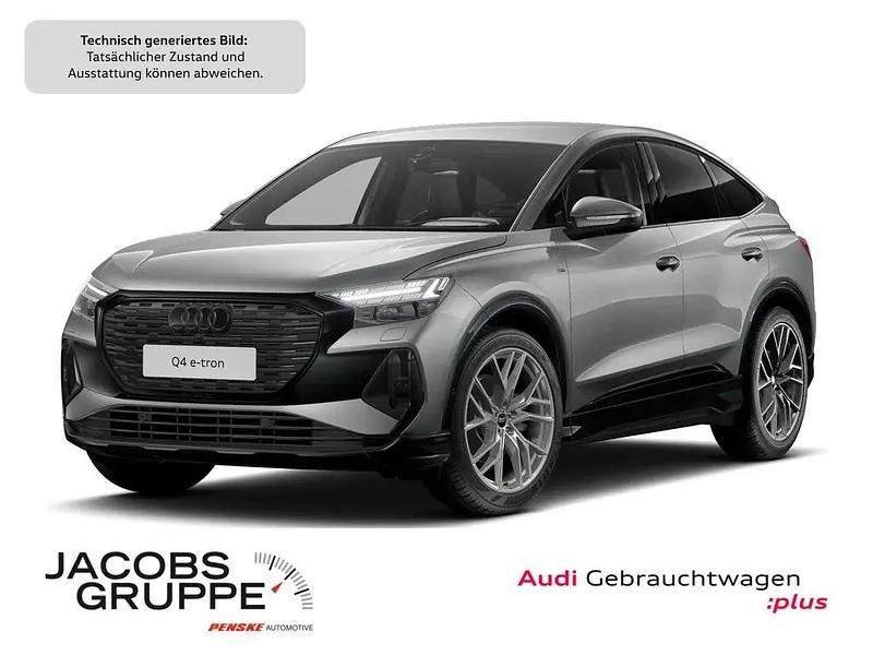 Grau Gebraucht 2025 Audi Q4 Sportback e-tron S-Line SUV | 47.480 € - Bild 1/4