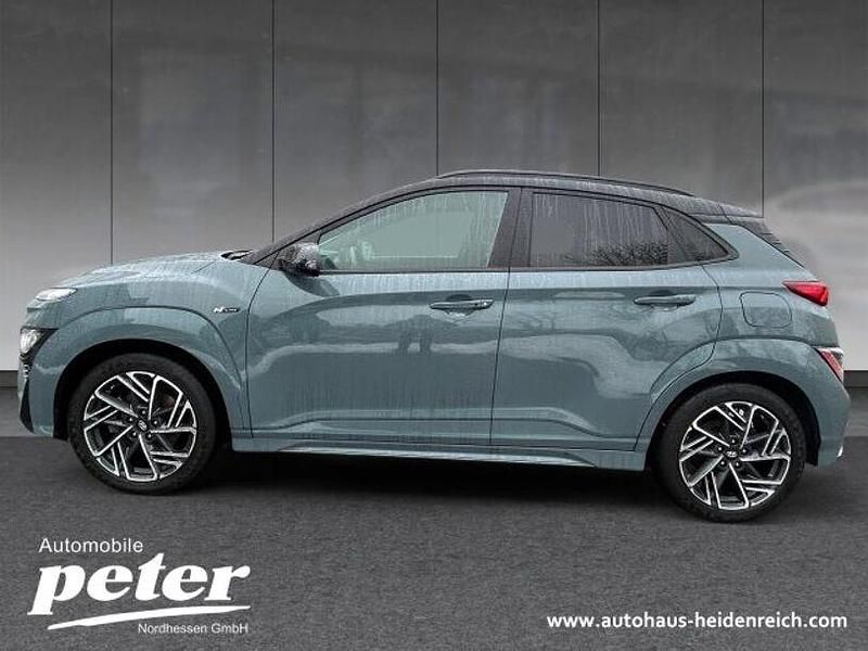 Gebraucht Hyundai Kona N Line 120 PS (88 kW) 2022 Misty jungle (metallic) SUV