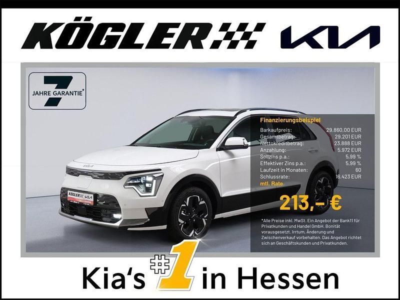 Weiß Gebraucht 2024 Kia e-Niro Inspiration SUV | 29.860 € (Fairer Preis) - Bild 1/3
