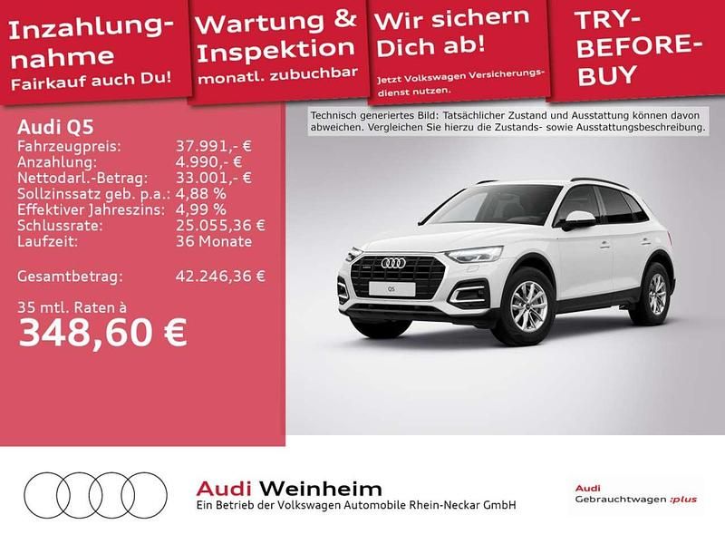 Ibisweiß Gebraucht 2022 Audi Q5 Ambiente SUV | 37.991 € (Superpreis) - Bild 1/3