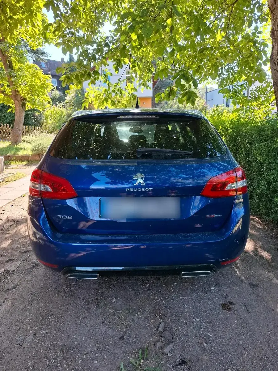 Gebraucht Peugeot 308 GT-line 131 PS (96 kW) 2015 Blau Kombi