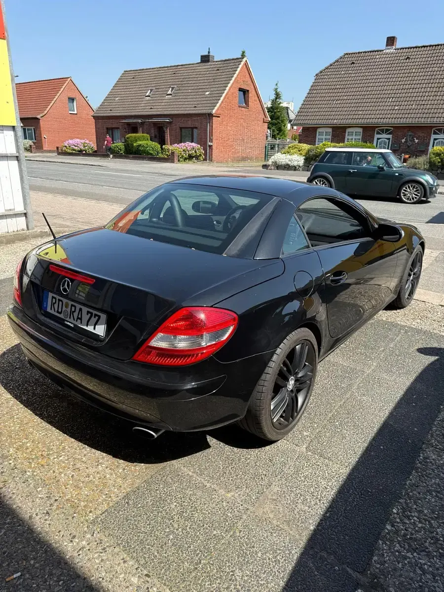 Gebraucht Mercedes SLK200 163 PS (119 kW) 2004 Schwarz Cabrio