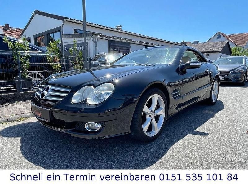 Schwarz Gebraucht 2006 Mercedes SL500 Cabrio | 16.300 € - Bild 1/4