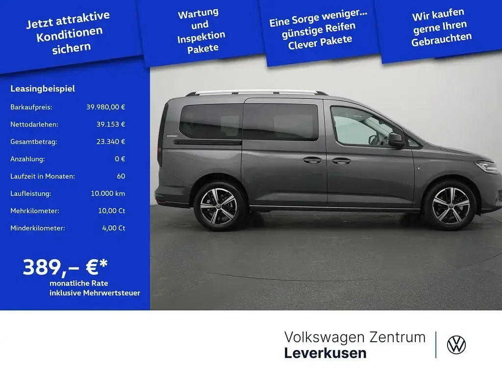 Ny VW Caddy Maxi 116 HK (85 kW) 2026 Grå MPV