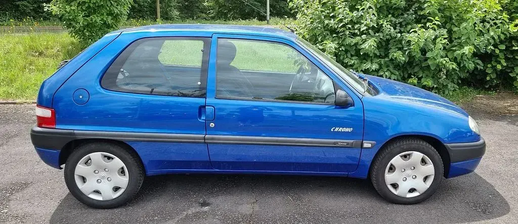 Gebraucht Citroën Saxo 60 PS (44 kW) 2002 Blau Kleinwagen