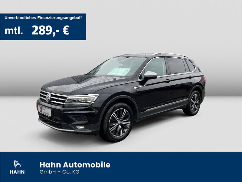 Deep black perleffekt (metallic) Gebraucht 2021 VW Tiguan Allspace Comfortline SUV | 24.960 € (Fairer Preis) - Bild 1/3