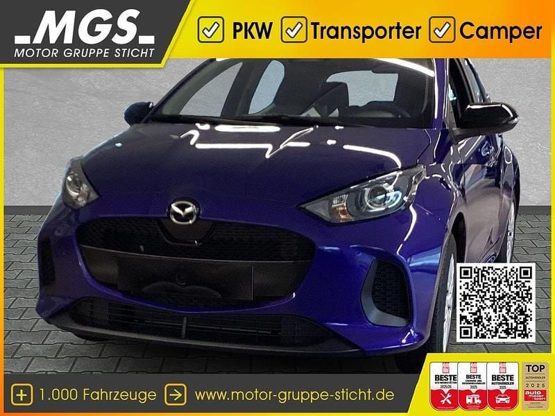 Glass blue Neu 2025 Mazda 2 Prime-Line Limousine | 21.980 € (Fairer Preis) - Bild 1/4