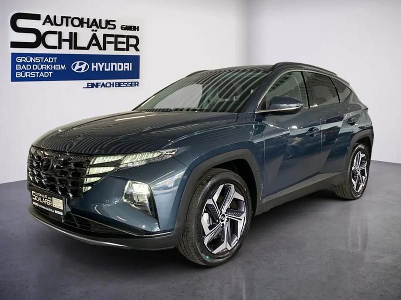 Teal blue / met Gebraucht 2021 Hyundai Tucson Trend SUV | 28.980 € (Fairer Preis) - Bild 1/1