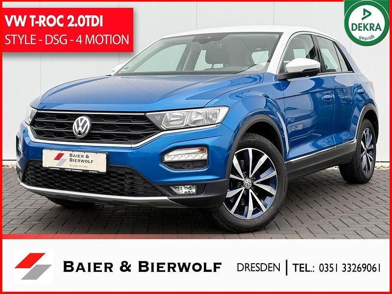 Gebraucht VW T-Roc Style 150 PS (110 kW) 2017 Ravennablau metallic SUV