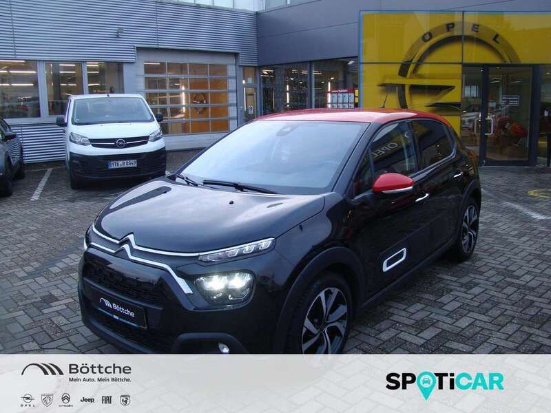 Schwarz Gebraucht 2021 Citroën C3 Shine Kleinwagen | 15.990 € (Teuer) - Bild 1/4