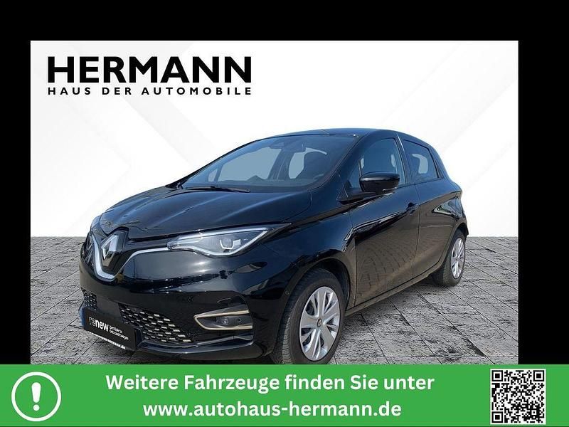 Black pearlschwarz metallic ( Gebraucht 2023 Renault Zoe Iconic Kleinwagen | 17.491 € (Guter Preis) - Bild 1/4
