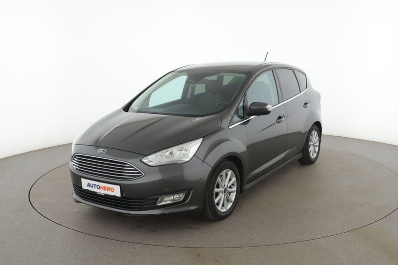 Grau Gebraucht 2018 Ford C-MAX Titanium Van / Kleinbus | 11.870 € (Guter Preis) - Bild 1/4