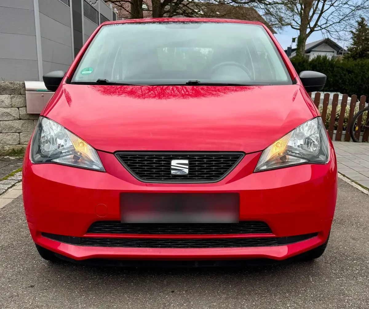 Brugt Seat Mii Reference 60 HK (44 kW) 2014 Rød Hatchback