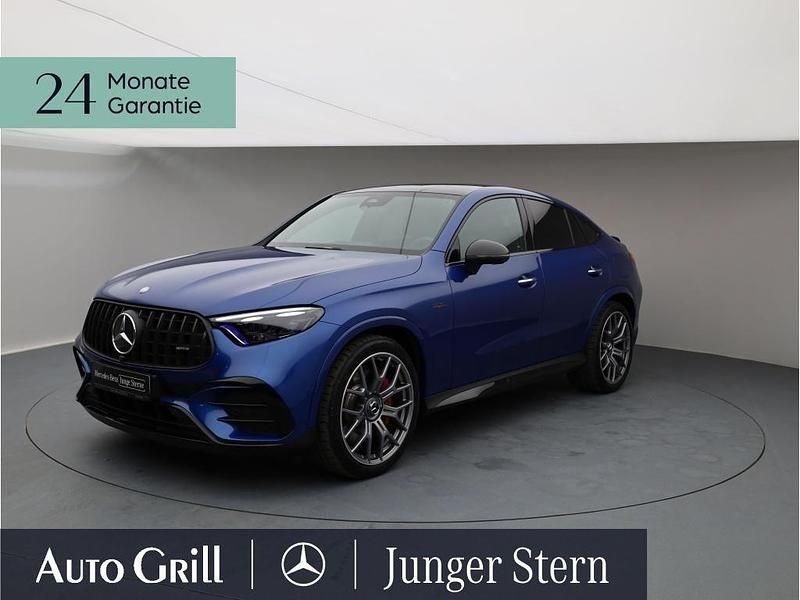 Gebraucht Mercedes GLC63 AMG AMG 476 PS (350 kW) 2024 Metalliclack spektralblau Coupé