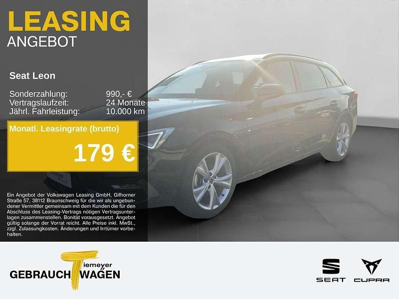 Mitternachtsschwarz metallic Gebraucht 2024 Seat Leon FR Kombi | 28.060 € (Fairer Preis) - Bild 1/4