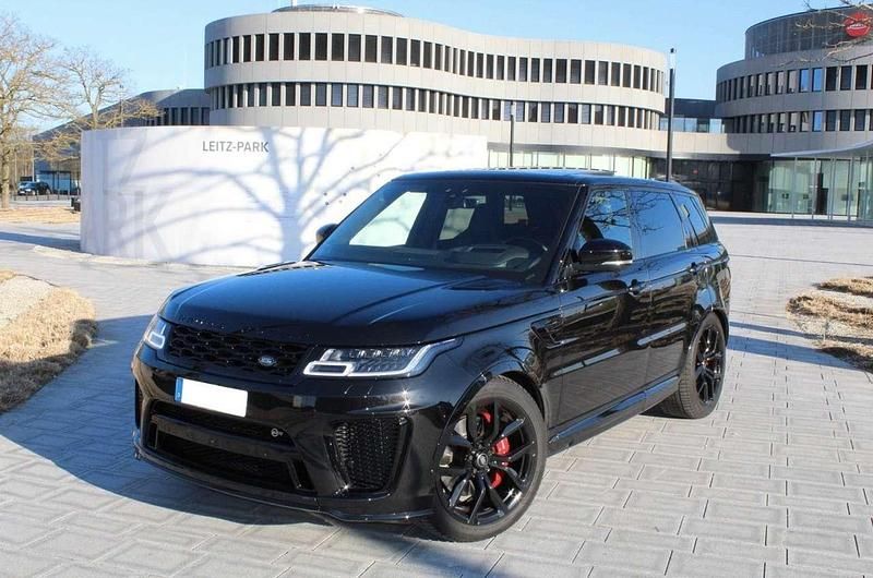 Schwarz Gebraucht 2020 Land Rover Range Rover Sport SVR SUV | 69.900 € (Teuer) - Bild 1/4