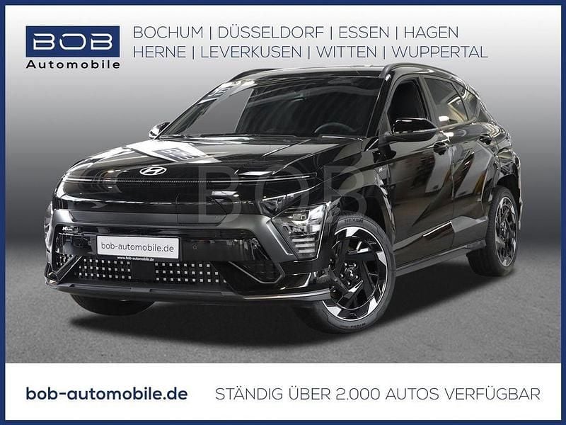 Abyss black (schwarz) Gebraucht 2024 Hyundai Kona N Line SUV | 34.444 € (Fairer Preis) - Bild 1/3