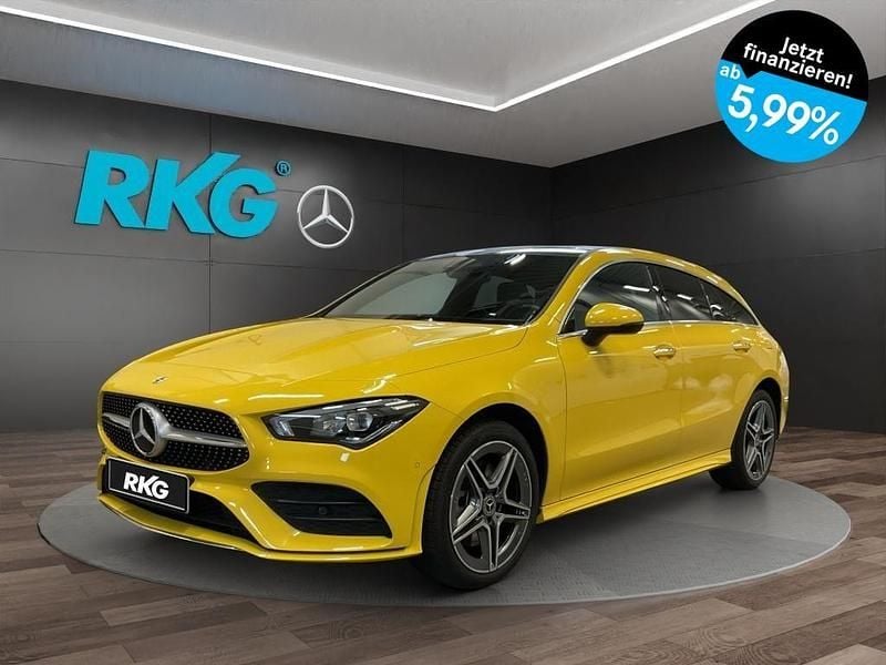 Gelb Gebraucht 2022 Mercedes CLA250e Shooting Brake AMG Kombi | 29.430 € (Fairer Preis) - Bild 1/4