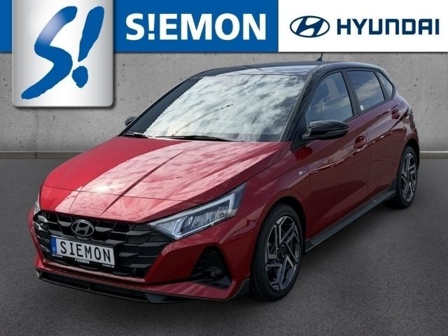 Blau Neu 2024 Hyundai i20 N Line Limousine | 21.730 € (Fairer Preis) - Bild 1/4