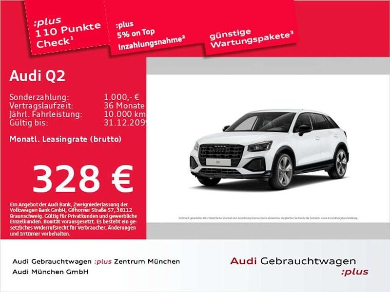 Gebraucht Audi Q2 Advanced Plus 150 PS (110 kW) 2025 Gletscherweiß metallic SUV