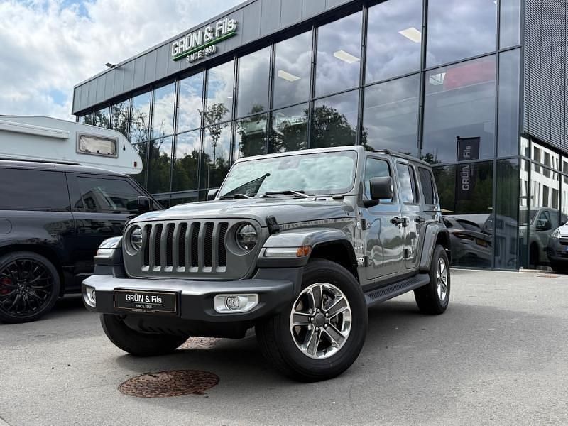 Grau Gebraucht 2021 Jeep Wrangler Sahara SUV | 47.990 € (Fairer Preis) - Bild 1/4