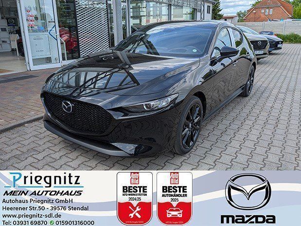 Schwarz Neu 2025 Mazda 3 Homura-Line Limousine | 28.490 € (Fairer Preis) - Bild 1/4