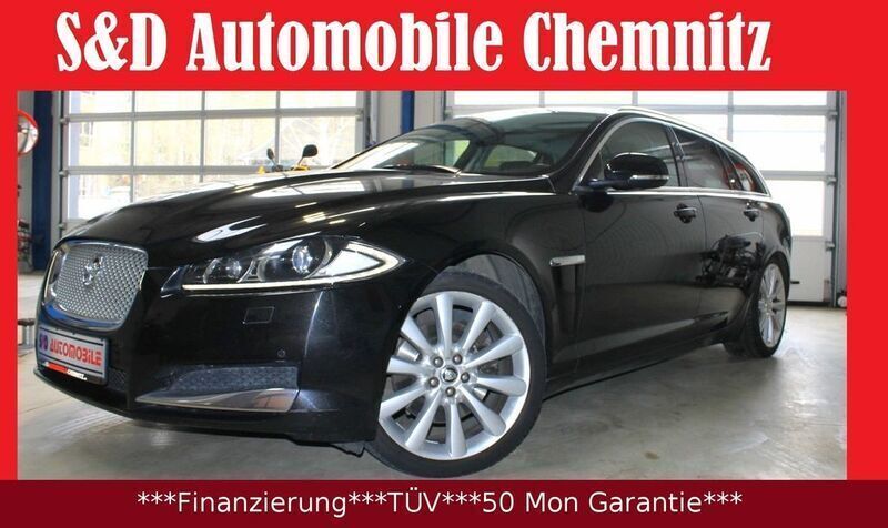 Schwarz Gebraucht 2013 Jaguar XF Sportbrake Kombi | 9.999 € (Fairer Preis) - Bild 1/4