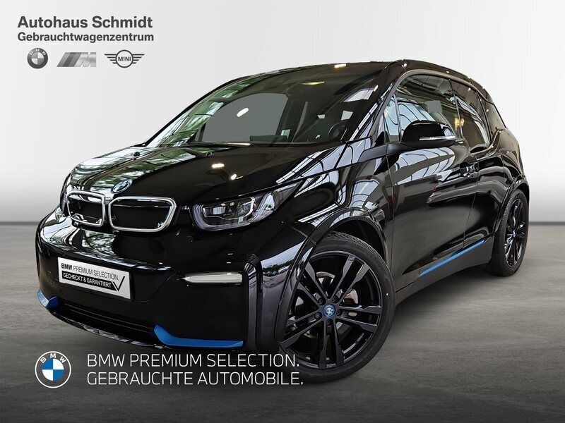 Fluid black mit akzent bmw i blau Gebraucht 2021 BMW i3 Kleinwagen | 23.890 € (Fairer Preis) - Bild 1/4