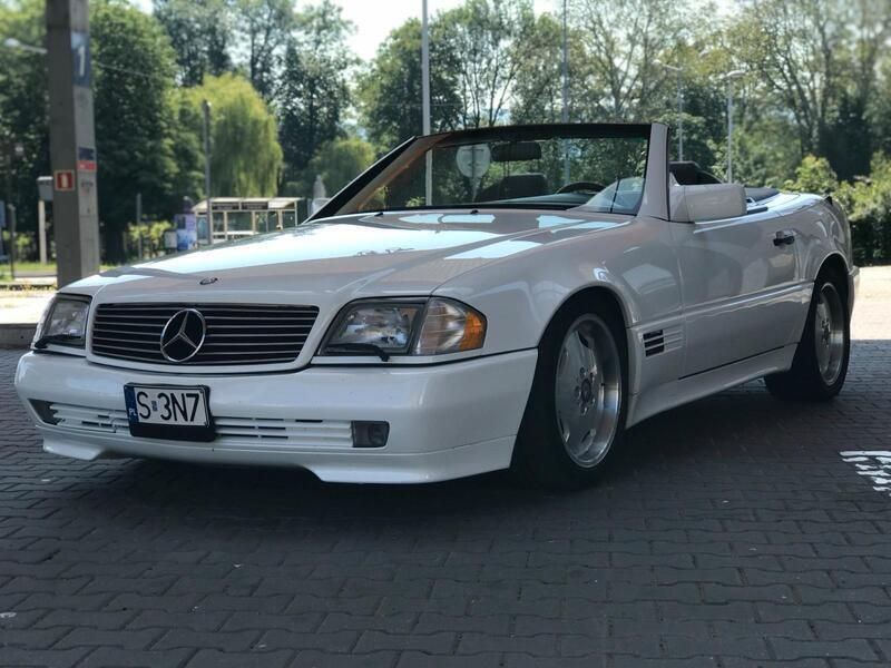 Weiß Gebraucht 1995 Mercedes SL500 Cabrio | 16.900 € - Bild 1/4