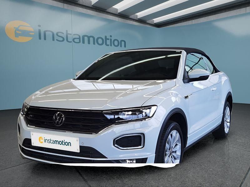 Weiß Gebraucht 2021 VW T-Roc Cabriolet Cabrio | 27.199 € (Fairer Preis) - Bild 1/4