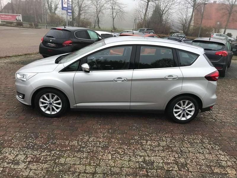 Gebraucht Ford C-MAX Titanium 125 PS (91 kW) 2015 Silber Van / Kleinbus