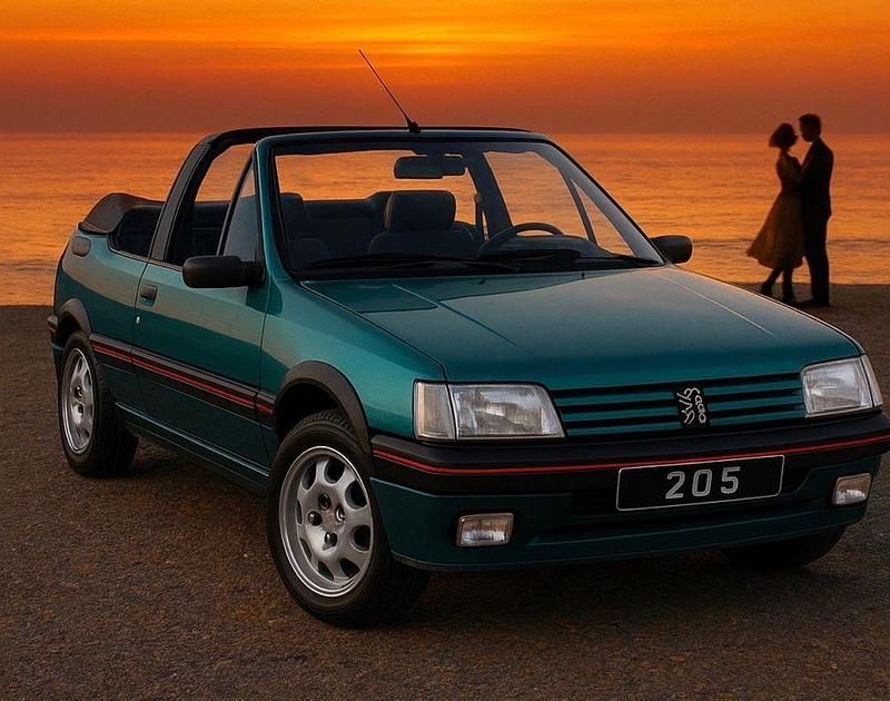 Grün Gebraucht 1992 Peugeot 205 GTi Cabrio | 20.000 € - Bild 1/4
