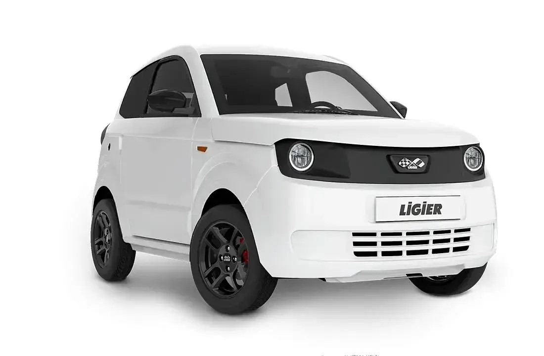 Neu Ligier Myli 2026 Glacier weiß Kleinwagen