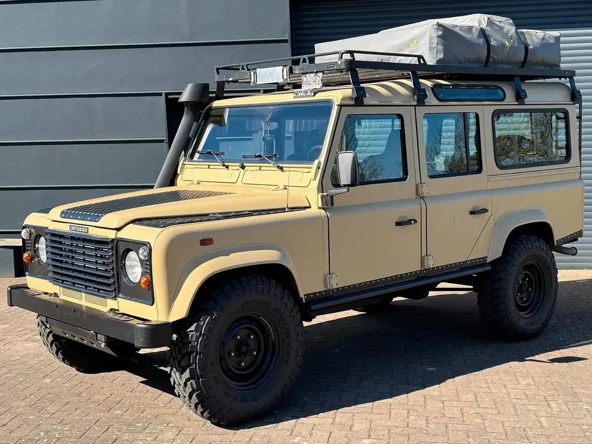 Gebraucht Land Rover Defender 122 PS (89 kW) 2003 Beige Van / Kleinbus