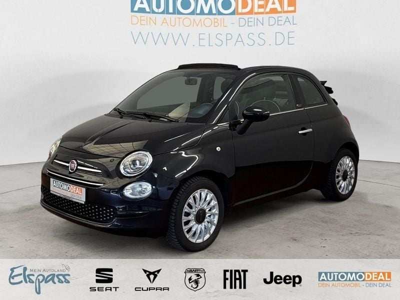 Vesuvio schwarz) (schwarz Gebraucht 2020 Fiat 500C Lounge Cabrio | 10.979 € (Fairer Preis) - Bild 1/4