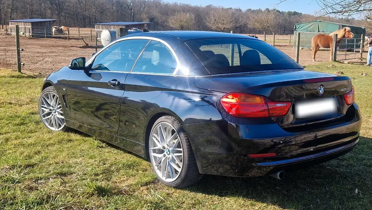 Gebraucht BMW 420 184 PS (135 kW) 2015 Schwarz Cabrio