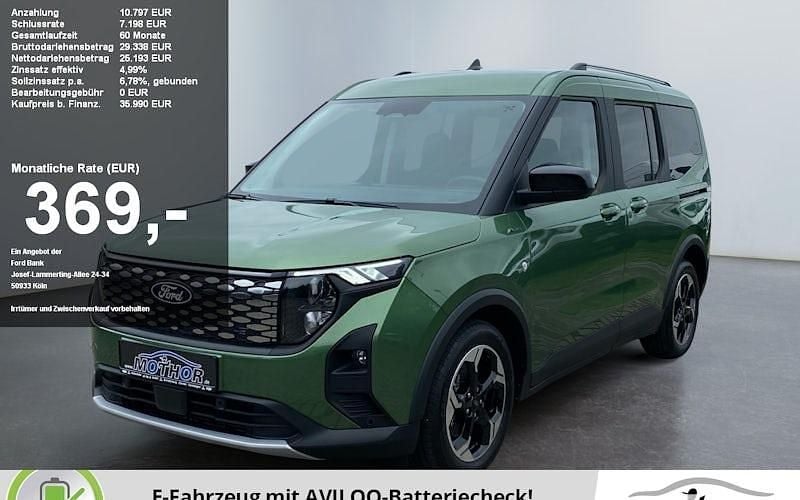 Bursting green Neu 2025 Ford Tourneo Courier Active Van / Kleinbus | 29.990 € (Guter Preis) - Bild 1/4