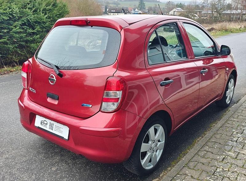 Rot Gebraucht 2011 Nissan Micra Acenta Limousine | 2.000 € (Superpreis) - Bild 1/4