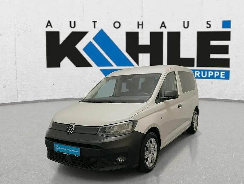 Gebraucht VW Caddy 75 PS (55 kW) 2021 Weiß Van / Kleinbus