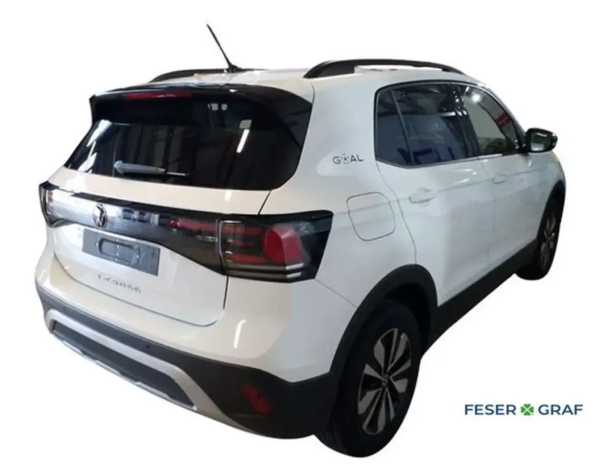 Gebraucht VW T-Cross Goal 95 PS (69 kW) 2025 Weiß SUV