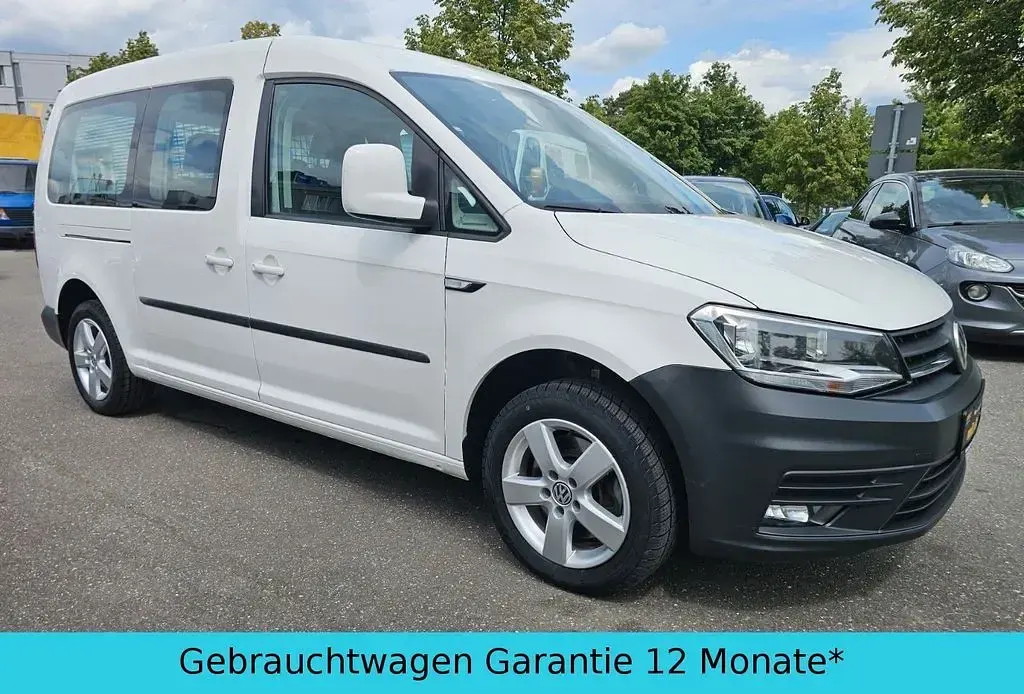 Gebraucht VW Caddy Maxi 125 PS (91 kW) 2018 Weiß Van / Kleinbus