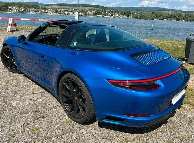 Usata Porsche 911 Targa 4 450 CV (330 kW) 2017 Blu Cabrio