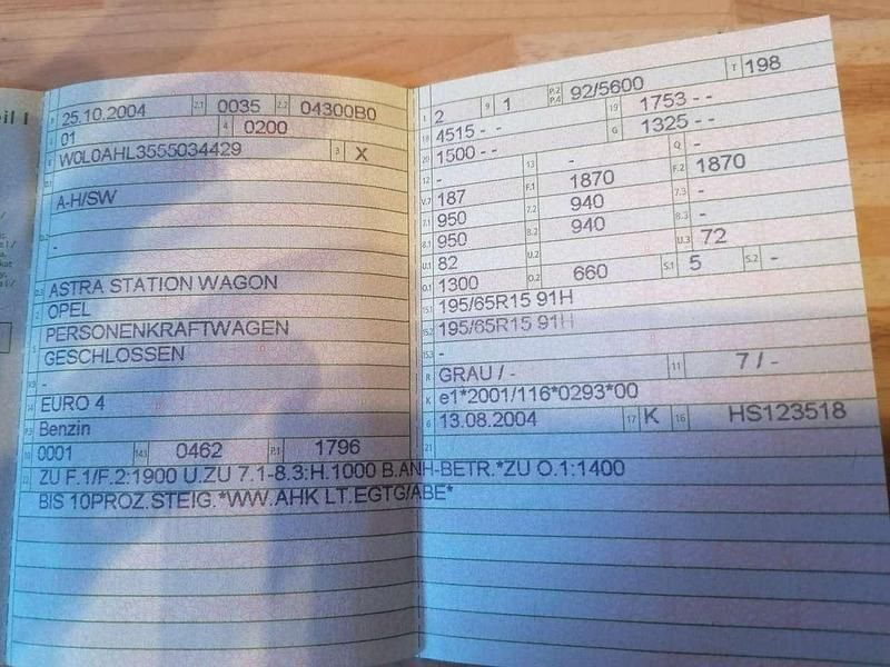 Gebraucht Opel Astra 125 PS (91 kW) 2004 Silber Kombi