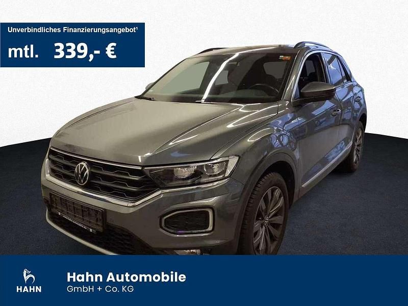 Indiumgrau metallic Gebraucht 2021 VW T-Roc Sport SUV | 24.830 € (Fairer Preis) - Bild 1/3