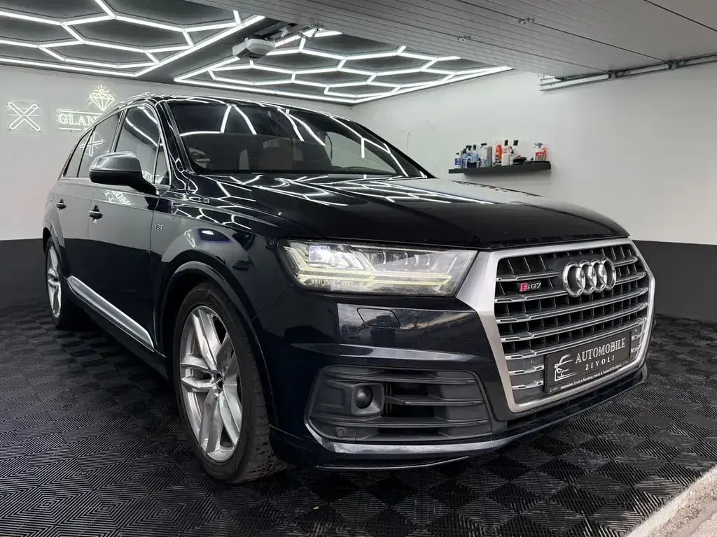 Brugt Audi SQ7 Ambiente 435 HK (319 kW) 2017 Blå SUV