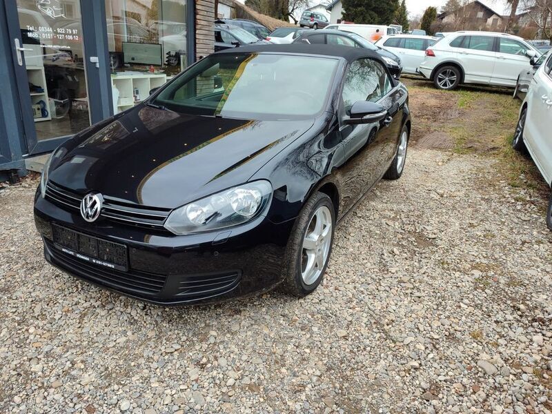 Schwarz Gebraucht 2015 VW Golf Cabriolet Cabrio | 10.000 € (Fairer Preis) - Bild 1/4