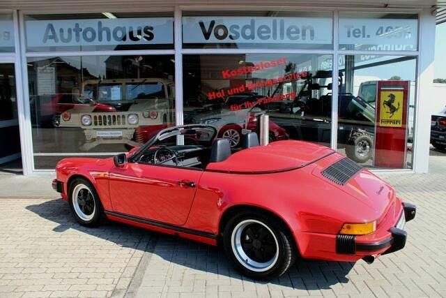 Gebraucht Porsche 911 231 PS (169 kW) 1989 Rot Cabrio
